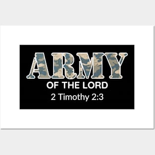 Army of The Lord, Bible verse design Posters and Art